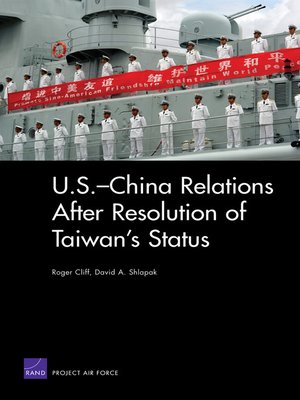 cover image of U.S.-China Relations After Resolution of Taiwan's Status